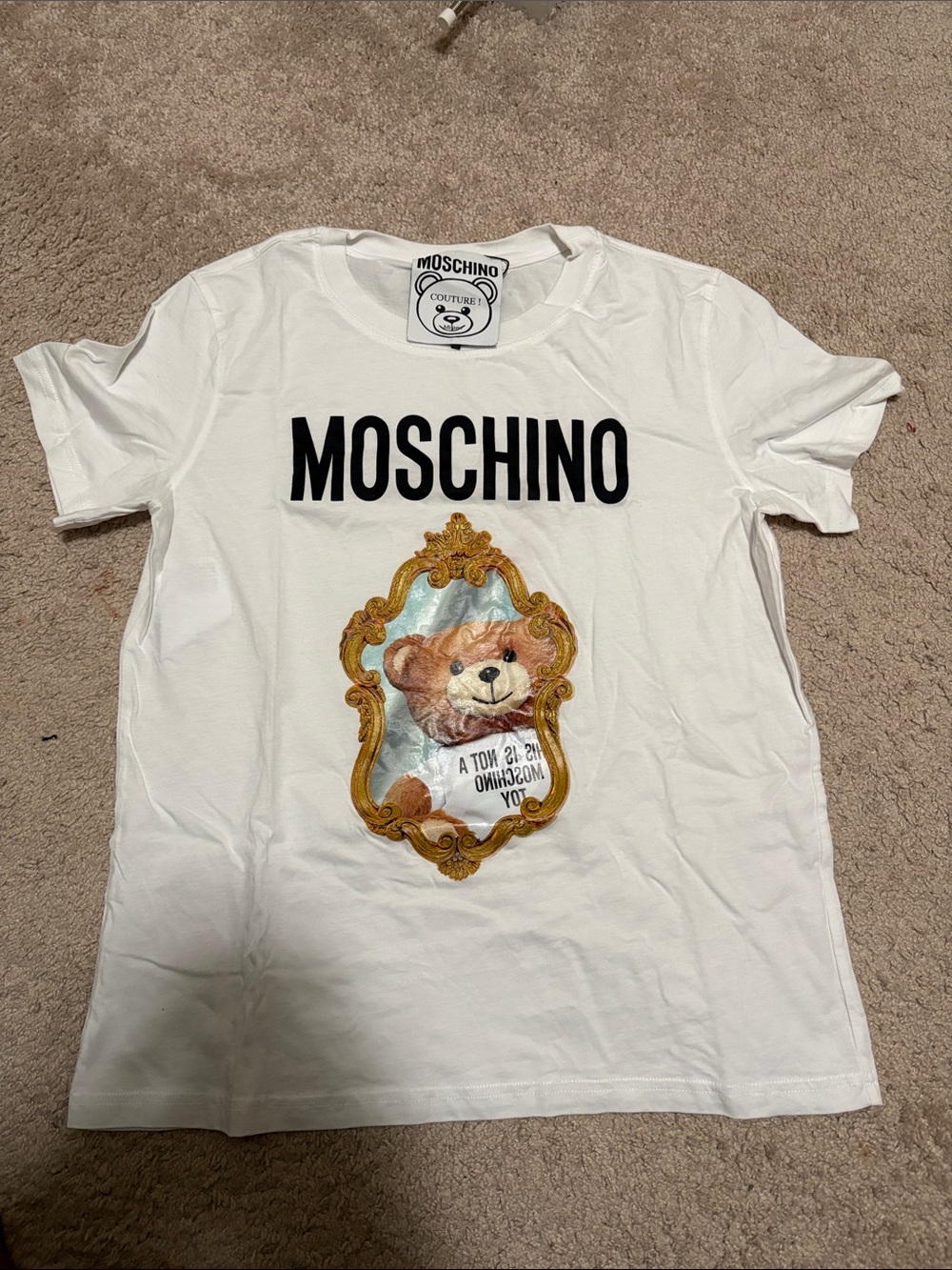 Moschino logo t shirt - worn once